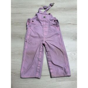 Carhartt Overalls Baby Girls Baby Pink Size 24 Months Workwear Country Style